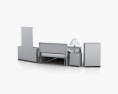 Ashley Huey Vineyard Sleigh Bedroom set 3D модель