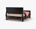 Ashley Huey Vineyard Twin Sleigh Headboard 床 3D模型