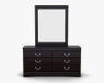 Ashley Huey Vineyard Dresser & 거울 3D 모델 