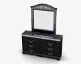 Ashley Constellations Dresser & mirror 3d model
