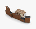 Ashley Fairbrooks Estate Panel-Schlafzimmer-Set 3D-Modell
