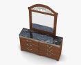 Ashley Fairbrooks Estate Panel Dresser & mirror 3d model