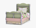 Ashley Doll House Twin Sleigh Bed 3d model