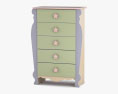 Ashley Doll House Sleigh Chest of Drawers 3d model