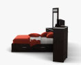 Ashley I-Zone Bookcase Bedroom set 3d model