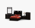 Ashley I-Zone Bookcase Bedroom set 3d model