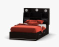 Ashley I-Zone Bookcase Bed 3d model