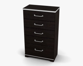 Ashley I-Zone Bookcase Chest of Drawers 3D model