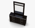 Ashley I-Zone Bookcase Dresser & mirror 3d model