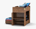 Ashley Alexander Youth Loft Bed 3d model