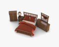 Ashley Colter Panel bedroom set 3d model