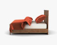 Ashley Colter Queen Panel-Bett 3D-Modell