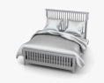 Ashley Colter Queen Panel bed 3d model