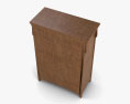 Ashley Colter Panel Chest of Drawers 3d model