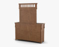Ashley Colter Dresser & Specchio Modello 3D