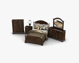 Ashley Leighton Poster Bedroom set 3D model