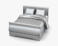 Ashley Wilmington Queen Sleigh Bed 3d model