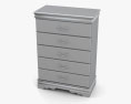 Ashley Wilmington Chest of Drawers 3d model