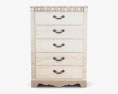 Ashley Silverglade Chest of Drawers 3d model
