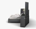 Ashley Diana Platform Bedroom set 3d model