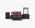 Ashley X-cess Panel-Schlafzimmer-Set 3D-Modell