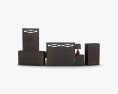 Ashley X-cess Panel-Schlafzimmer-Set 3D-Modell