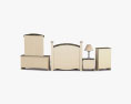 Ashley Olivia Bay Poster Bedroom set 3D модель