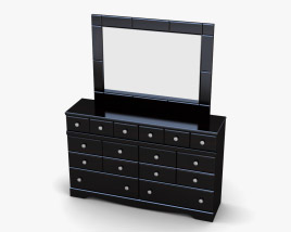 Ashley Shay Dresser & дзеркало 3D модель