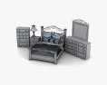 Ashley Rosalie Poster Juego de dormitorio Modelo 3D