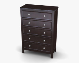 Ashley Carlyle Chest of Drawers 3D model