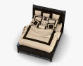 Ashley Martini Suite Queen Headboard Panel bed 3d model