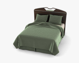 Ashley Julianna Queen Full Panel bed 3D model
