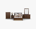 Ashley Nico Panel bedroom set 3d model