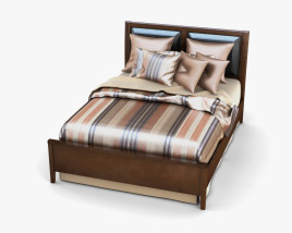 Ashley Nico Queen Panel bed 3D модель