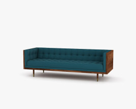 Autoban Woodrow Box 87 Fabric sofa 3D model
