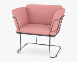 B-Line Merano Easy Chair 3D model