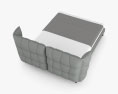 B and B Husk Bed 3d model