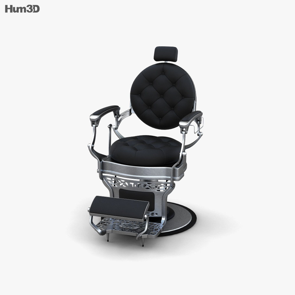 BR Beauty Alesso Barber chair 3D model