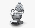 BR Beauty Alesso Barber chair 3d model