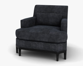 Baker Celestite Lounge chair 3D 모델 