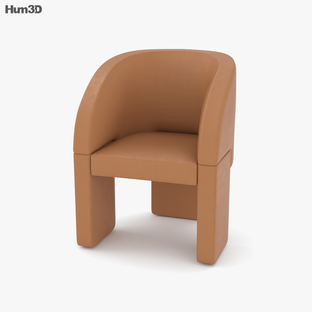 Baxter Lazybones Chair 3D model