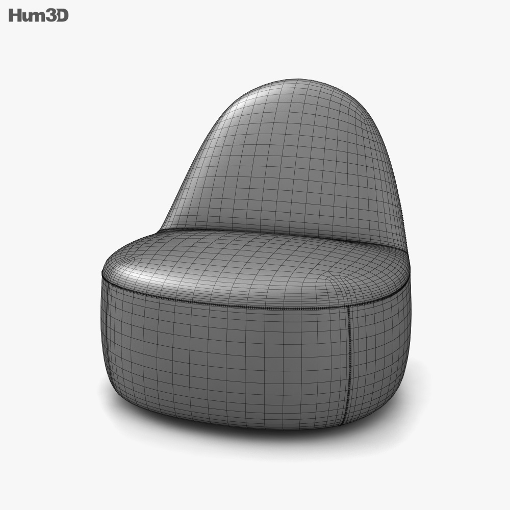 Bernhardt Design Mitt Poltrona modelo 3D Mobiliário no Hum3D