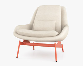 Bludot Field Lounge chair 3D model