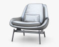 Bludot Field Lounge chair 3D 모델 