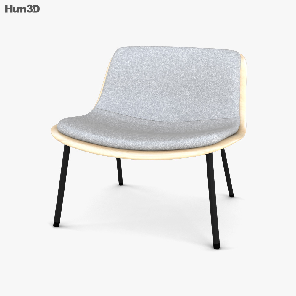 Bludot Nonesuch Upholstered Lounge chair 3D model