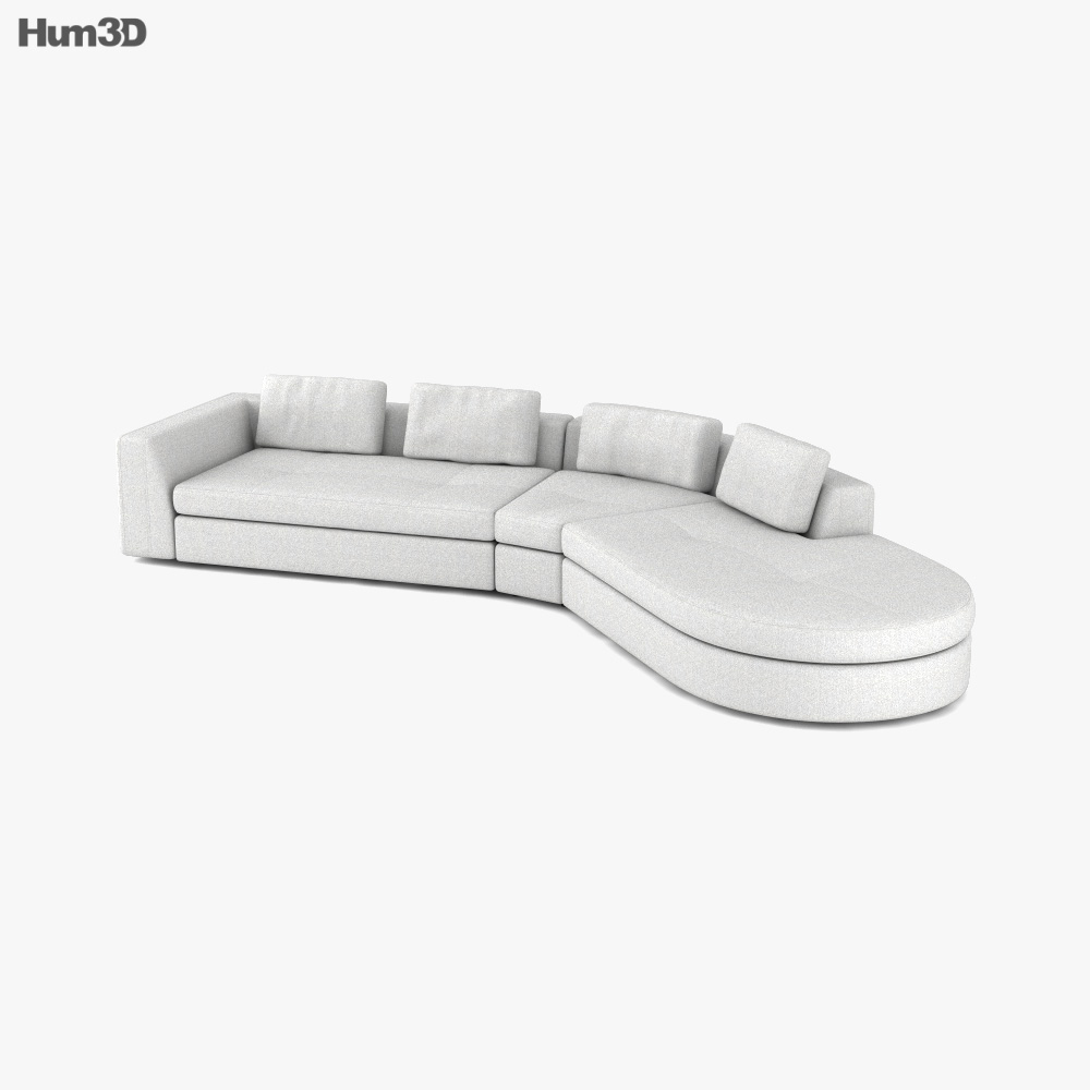 BoConcept Bergamo Sofa 3D-Modell