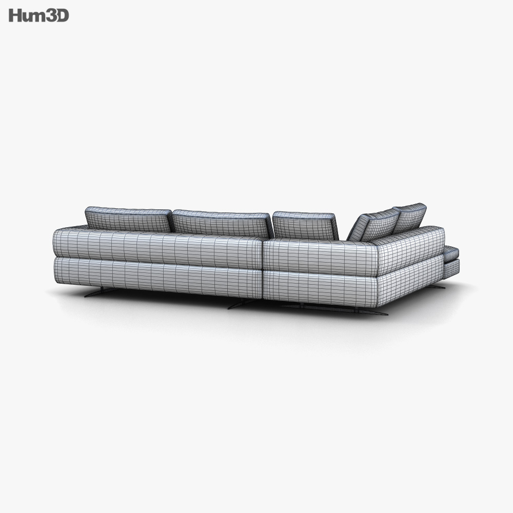 Bonaldo Ever More Sofá modelo 3D - Mobiliário no Hum3D