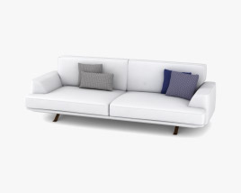 Bonaldo Slab Plus Sofa Modèle 3D