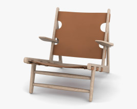 Borge Mogensen Hunting Chair 3D model