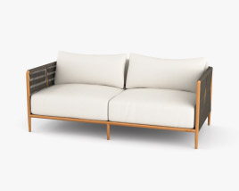 Brown Jordan Maldives Loveseat 3D model
